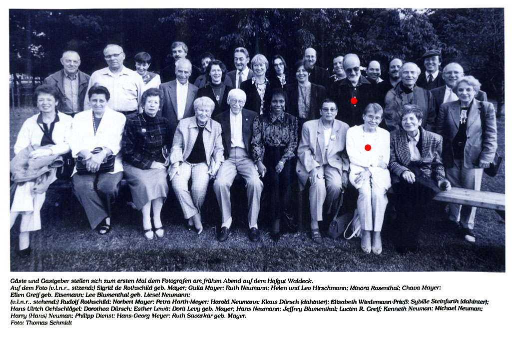 Ellen und Lucien Greif während ihres Besuchs in Ingelheim 1998